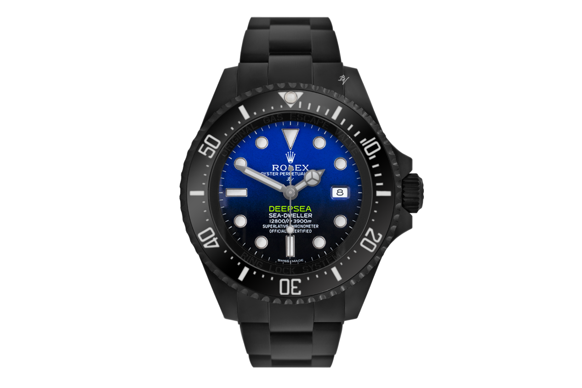 Rolex Sea-Dweller Deepsea PVD/DLC Coated Stainless Steel Watch 116660 ...