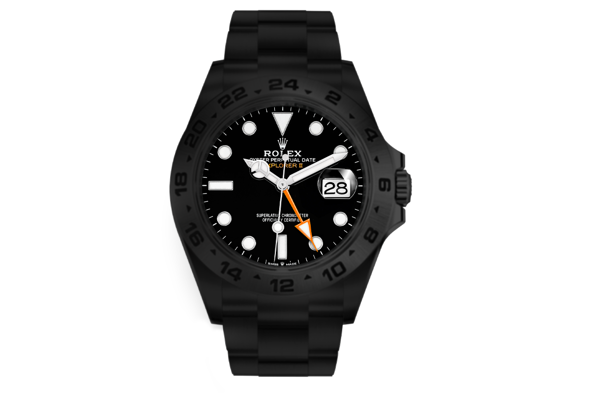 Rolex Limited Edition 35 Black Venom Dlc Pvd Black Venom