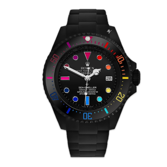 Rolex Deepsea Rainbow - Limited Edition /35 Black Venom Dlc - Pvd