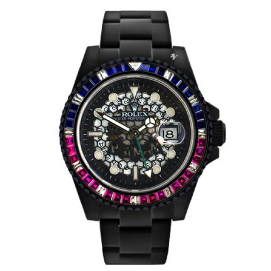 Rolex GMT-Master II Limited Edition /10 Black Venom Dlc - Pvd *