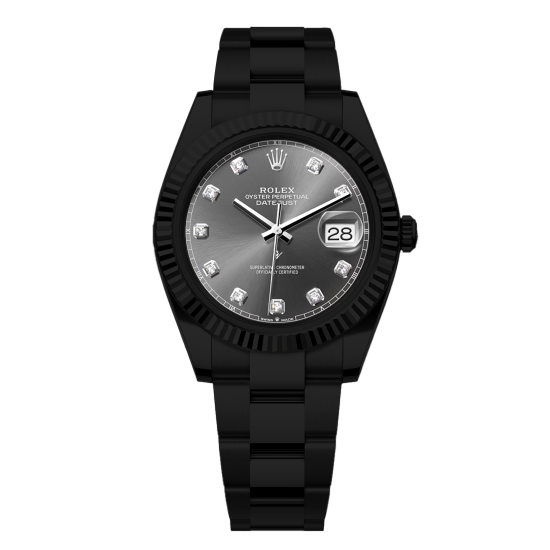 Rolex Datejust II Diamonds - Limited Edition /35 Black Venom Dlc - Pvd