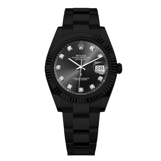 Rolex Datejust II Diamonds - Limited Edition /35 Black Venom Dlc - Pvd