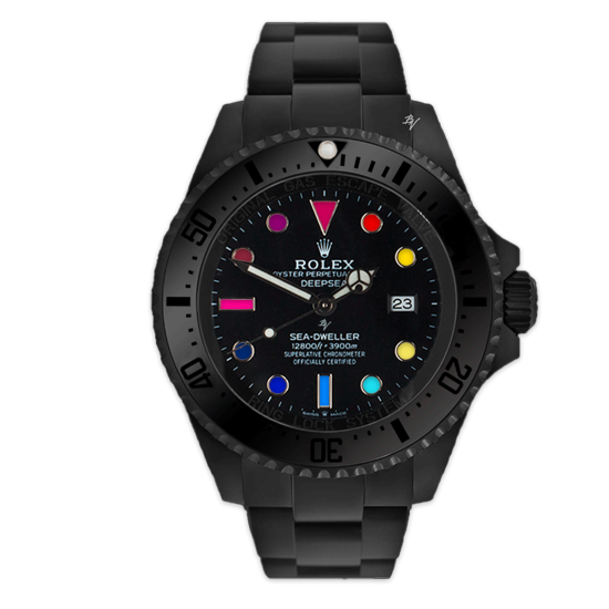 Rolex Deepsea Rainbow - Limited Edition /35 Black Venom Dlc - Pvd *