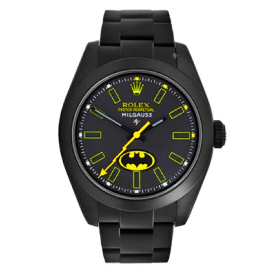 Rolex Milgauss Batman - Limited Edition /5 Black Venom Dlc - Pvd *