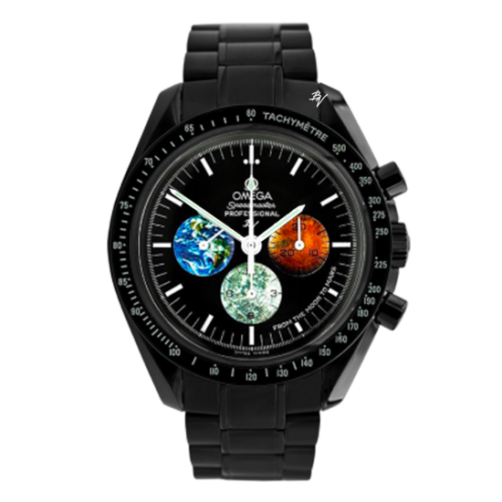 Omega Speedmaster Moonwatch From the moon to mars Limited Edition / 5 Black Venom Dlc - Pvd